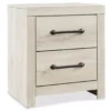 Cambeck Whitewash 2-Drawer Nightstand -Furniture Sale Shop 810458216 2
