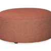 Almanza Henna Red Oversize Accent Ottoman