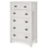 Deveronne Ivory Oak 5-Drawer Dresser -Furniture Sale Shop 810464955 3