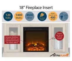 Ameriwood 47" Grandcastle Electric Fireplace Console -Furniture Sale Shop 810464997 4