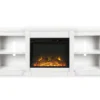 65" Wilton White Electric Fireplace Console -Furniture Sale Shop 810464999 3