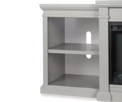 65" Wilton Gray Electric Fireplace Console -Furniture Sale Shop 810465000 5