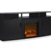 63" Bridgeport Black Electric Fireplace Console 2 63" Bridgeport Black Electric Fireplace Console -Furniture Sale Shop 810465001 4