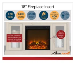 Ameriwood 47" Grandcastle Electric Fireplace Console -Furniture Sale Shop 810465005 4