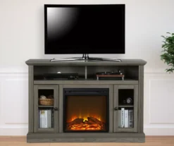47" Grandcastle Rustic Gray Electric Fireplace Console 8 47" Grandcastle Rustic Gray Electric Fireplace Console -Furniture Sale Shop 810465006 1