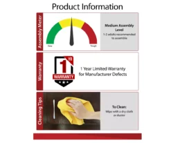 47" Grandcastle Rustic Gray Electric Fireplace Console 9 47" Grandcastle Rustic Gray Electric Fireplace Console -Furniture Sale Shop 810465006 5