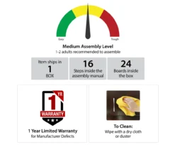 59" Century Lane Rustic Brown Electric Fireplace Console -Furniture Sale Shop 810465020 6