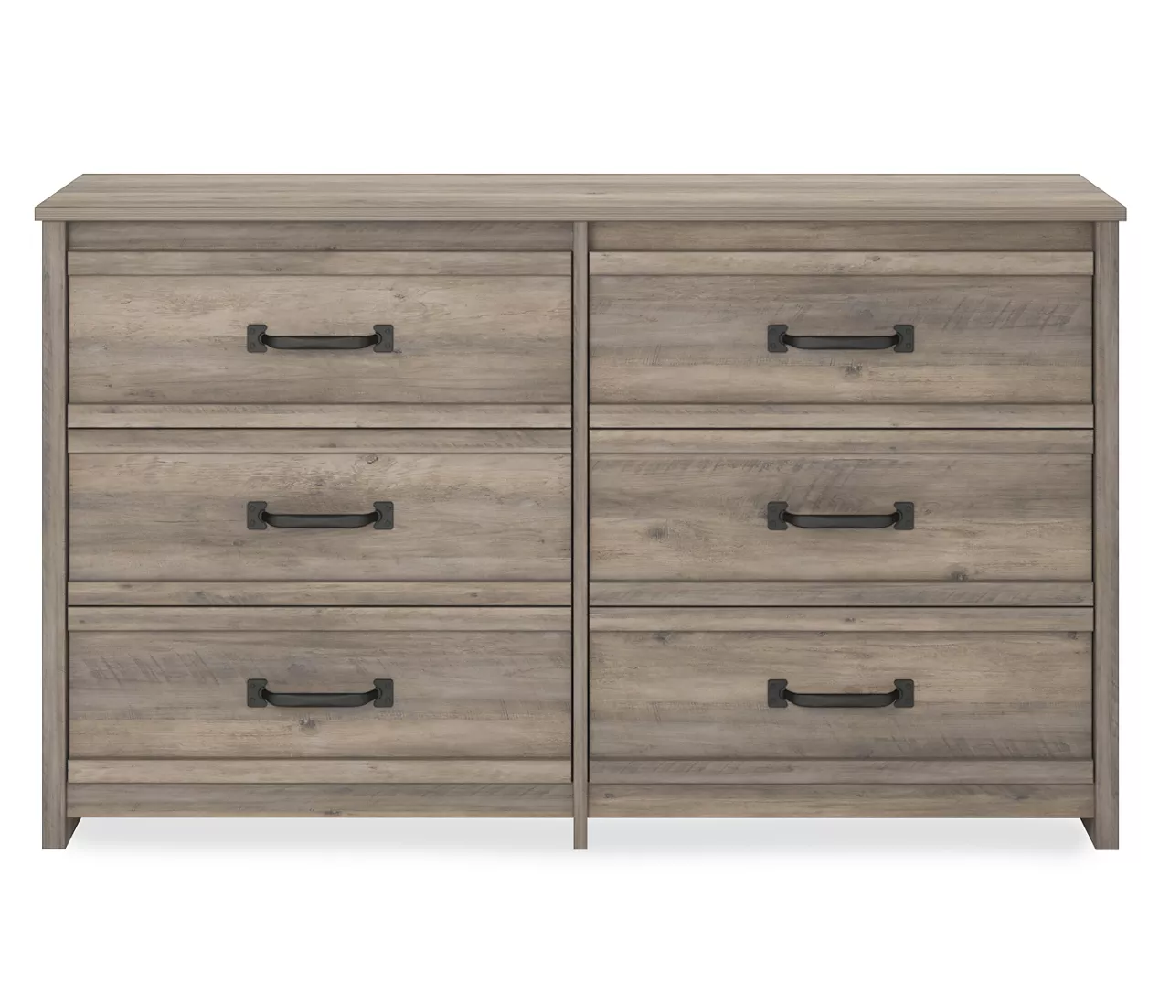 Duncan Gray Oak 6-Drawer Dresser 3 Duncan Gray Oak 6-Drawer Dresser