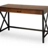 Dark Walnut Writing Desk -Furniture Sale Shop 810466872 2