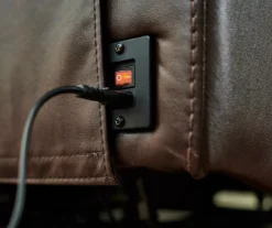 Wellsley Leather Power Reclining Console Loveseat -Furniture Sale Shop 810469258 810469259 1 2