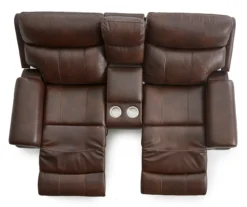 Wellsley Leather Power Reclining Console Loveseat -Furniture Sale Shop 810469259 8
