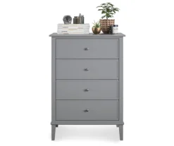 Somerville Gray 4-Drawer Dresser 8 Somerville Gray 4-Drawer Dresser -Furniture Sale Shop 810498832 3