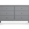 Somerville Gray 6-Drawer Dresser -Furniture Sale Shop 810498835 1
