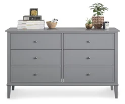 Somerville Gray 6-Drawer Dresser -Furniture Sale Shop 810498835 3