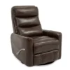 Real Living Bolero Faux Leather Swivel Glider Recliner