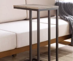 Brown & Black Metal C Side Table -Furniture Sale Shop 810499784 1