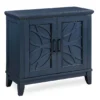Carly Navy Blue 2-Door Accent Cabinet -Furniture Sale Shop 810504705 1