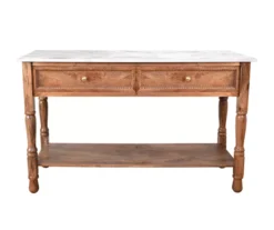 Marble & Mango Wood Console Table 14 Marble & Mango Wood Console Table -Furniture Sale Shop 810511008 1