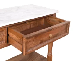 Marble & Mango Wood Console Table 16 Marble & Mango Wood Console Table -Furniture Sale Shop 810511008 6