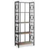 Dark Taupe Square 4-Shelf Open Bookcase 2 Dark Taupe Square 4-Shelf Open Bookcase -Furniture Sale Shop 810512901 2
