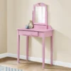 Pink Vanity Table With Mirror -Furniture Sale Shop 810512906 1