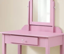 Pink Vanity Table With Mirror 10 Pink Vanity Table With Mirror -Furniture Sale Shop 810512906 4