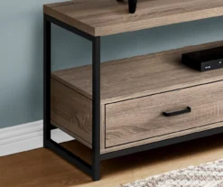 48" Dark Taupe 2-Drawer TV Stand -Furniture Sale Shop 810512921 4