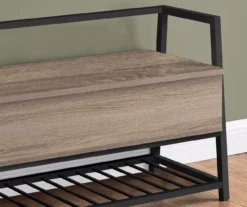 Dark Taupe Storage Bench -Furniture Sale Shop 810512943 4