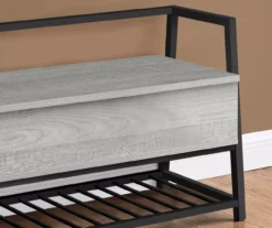 Gray Storage Bench -Furniture Sale Shop 810512944 4