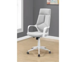 White & Gray Executive Office Chair 22 White & Gray Executive Office Chair -Furniture Sale Shop 810512972 1