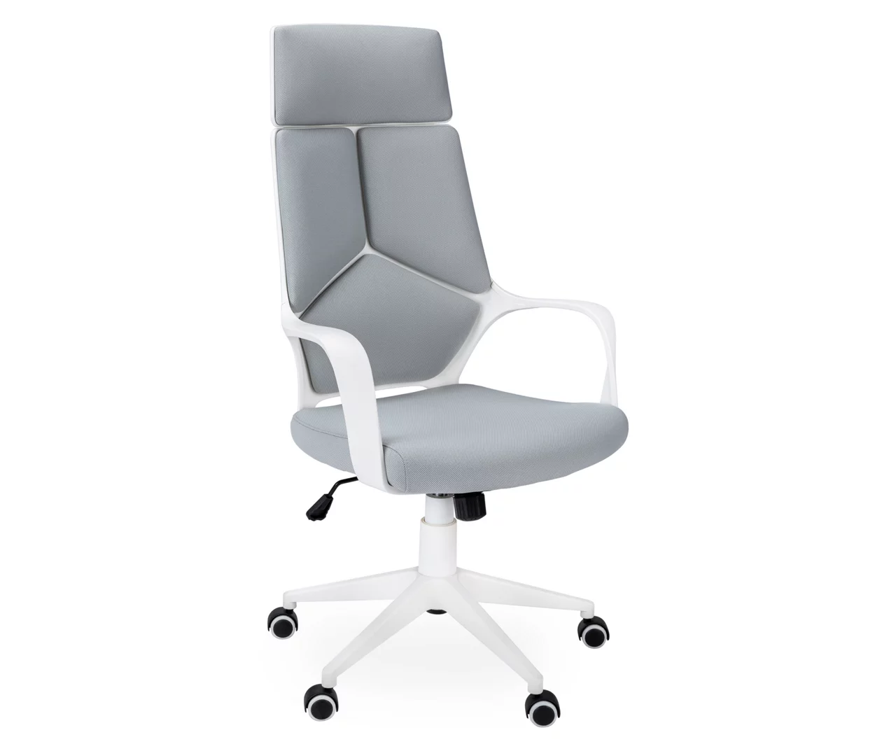 White & Gray Executive Office Chair 4 White & Gray Executive Office Chair - Image 2