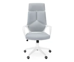 White & Gray Executive Office Chair