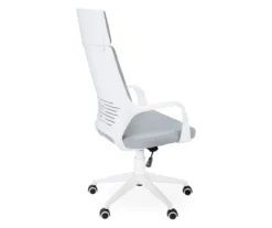 White & Gray Executive Office Chair 15 White & Gray Executive Office Chair -Furniture Sale Shop 810512972 4