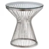Silver Hourglass End Table -Furniture Sale Shop 810512999 2