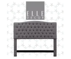 Gray Celeste Upholstered Queen Headboard -Furniture Sale Shop 810513487