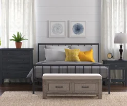 Black Evans King Platform Bed -Furniture Sale Shop 810513490 7