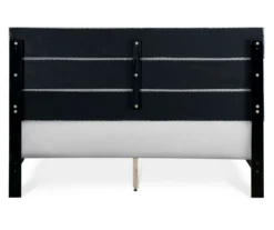 Gray Hudson Queen Upholstered Linen Fabric Bed -Furniture Sale Shop 810513495 16