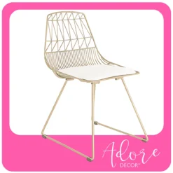 Vivi Metal Dining Chairs, 2-Pack -Furniture Sale Shop 810513496