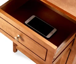 Alcott Light Brown Side Table With Drawer -Furniture Sale Shop 810513518 6