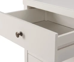 White Finley Wood 3-Drawer Nightstand 28 White Finley Wood 3-Drawer Nightstand -Furniture Sale Shop 810513520 10