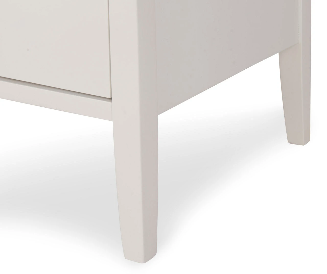 White Finley Wood 3-Drawer Nightstand 14 White Finley Wood 3-Drawer Nightstand - Image 12