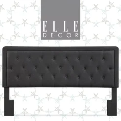 Charcoal Gray Amery Upholstered King Headboard 25 Charcoal Gray Amery Upholstered King Headboard -Furniture Sale Shop 810513527