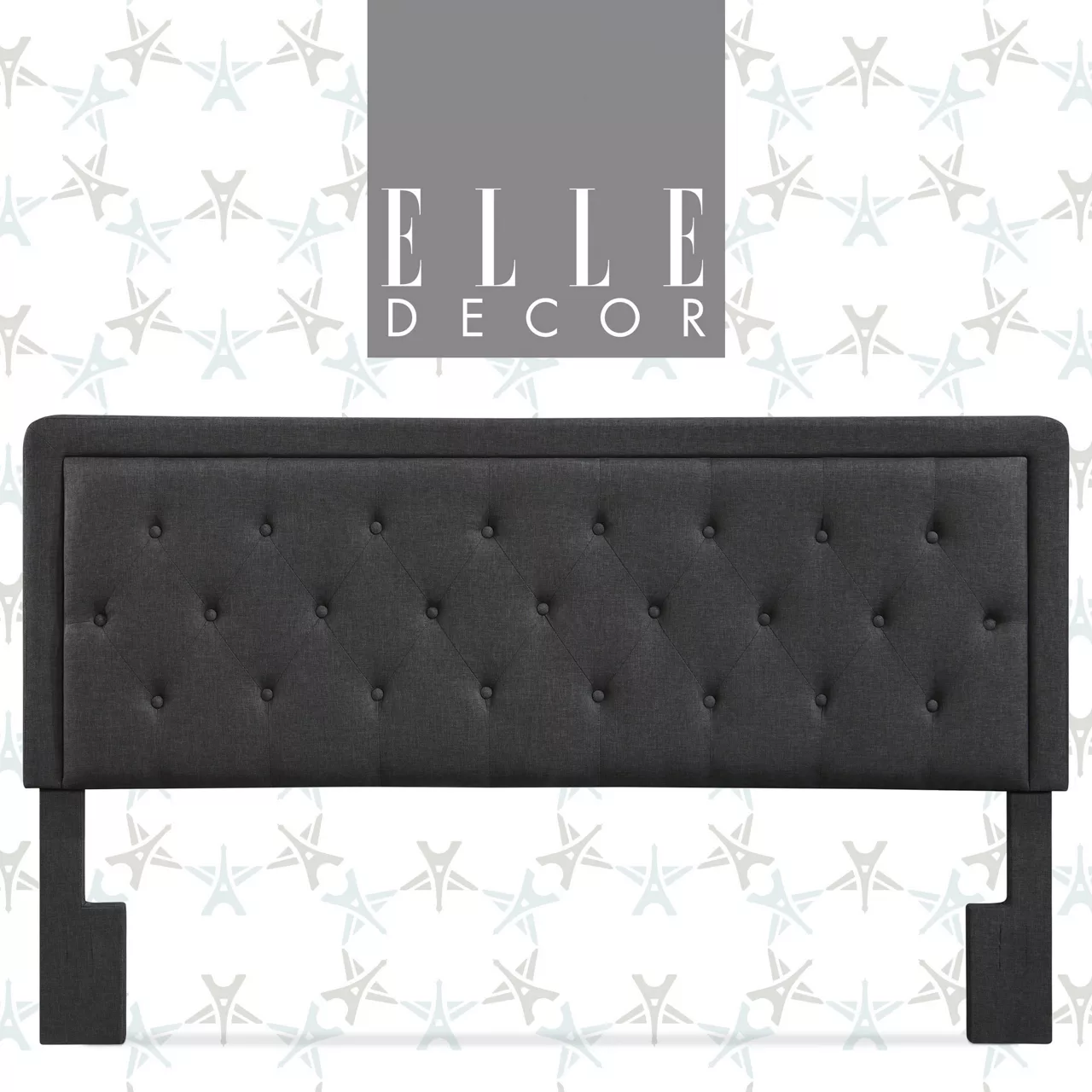 Charcoal Gray Amery Upholstered King Headboard 14 Charcoal Gray Amery Upholstered King Headboard - Image 12