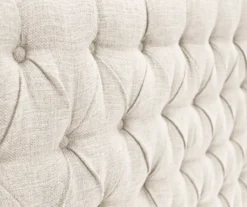 Beige Celeste Upholstered Linen King Headboard -Furniture Sale Shop 810513532 6