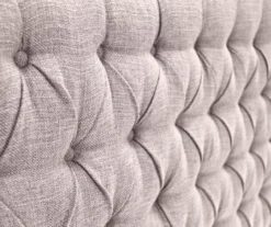 Brown Upholstered Linen King Headboard -Furniture Sale Shop 810513534 6