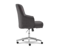 Leighton Dark Gray Memory Foam Fabric Office Chair -Furniture Sale Shop 810513537 10