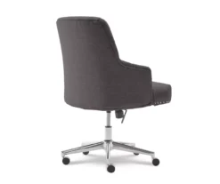 Leighton Dark Gray Memory Foam Fabric Office Chair -Furniture Sale Shop 810513537 11