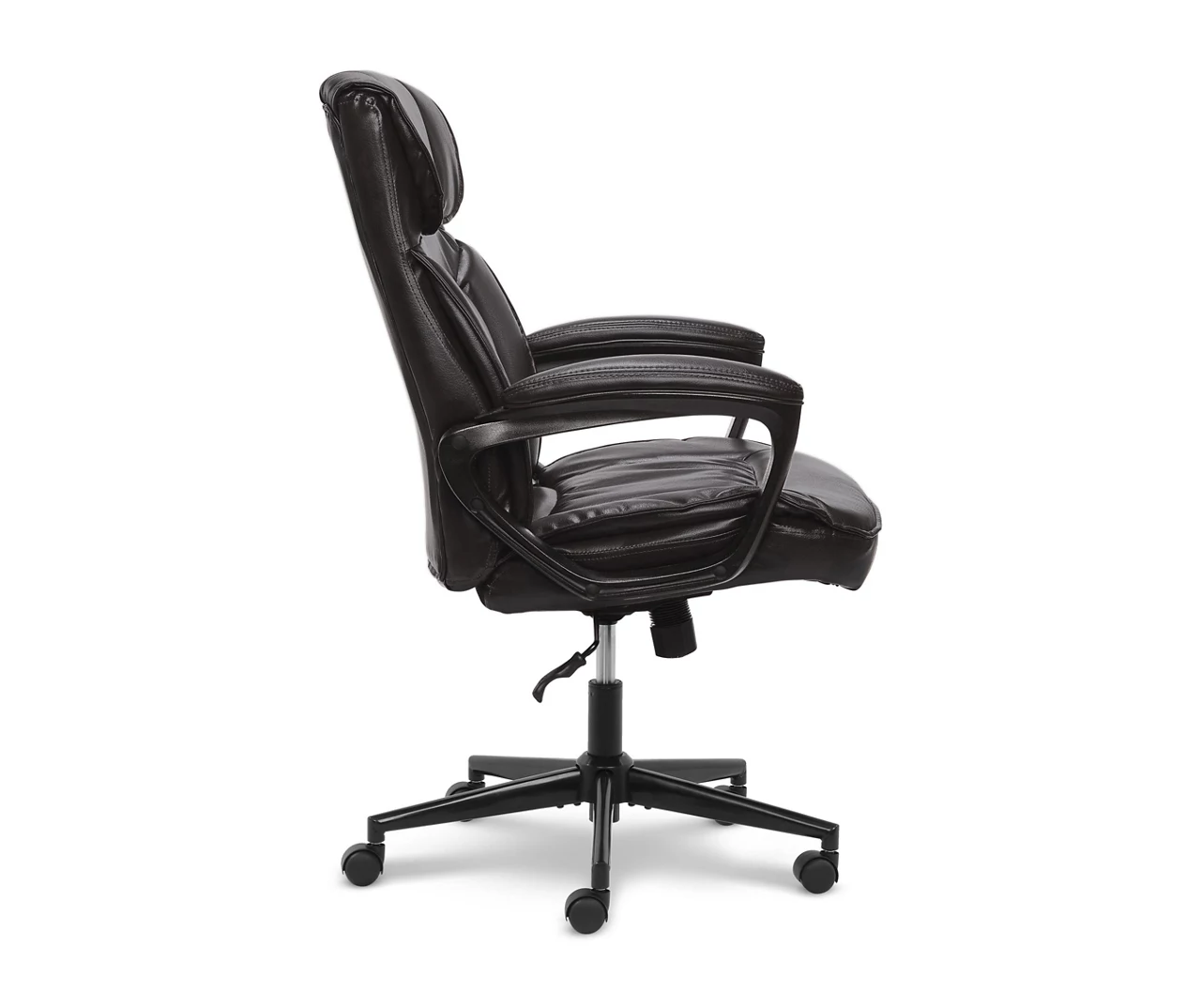 Hannah Black Bonded Leather Office Chair 15 Hannah Black Bonded Leather Office Chair - Image 13