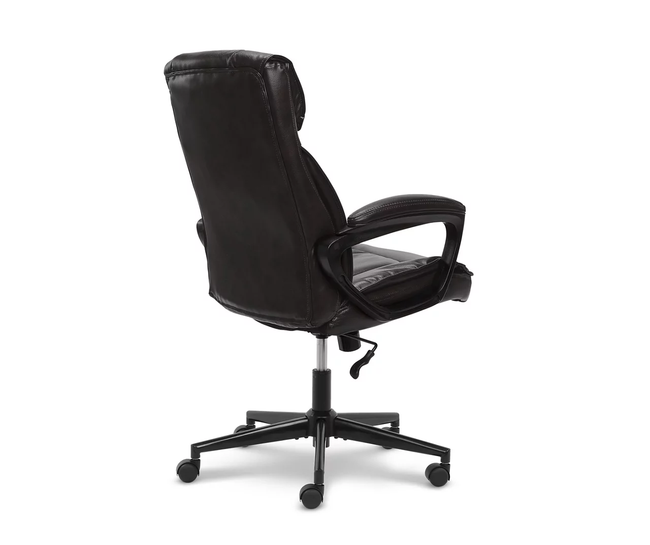 Hannah Black Bonded Leather Office Chair 16 Hannah Black Bonded Leather Office Chair - Image 14