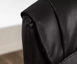 Hannah Black Bonded Leather Office Chair 25 Hannah Black Bonded Leather Office Chair -Furniture Sale Shop 810513552 4